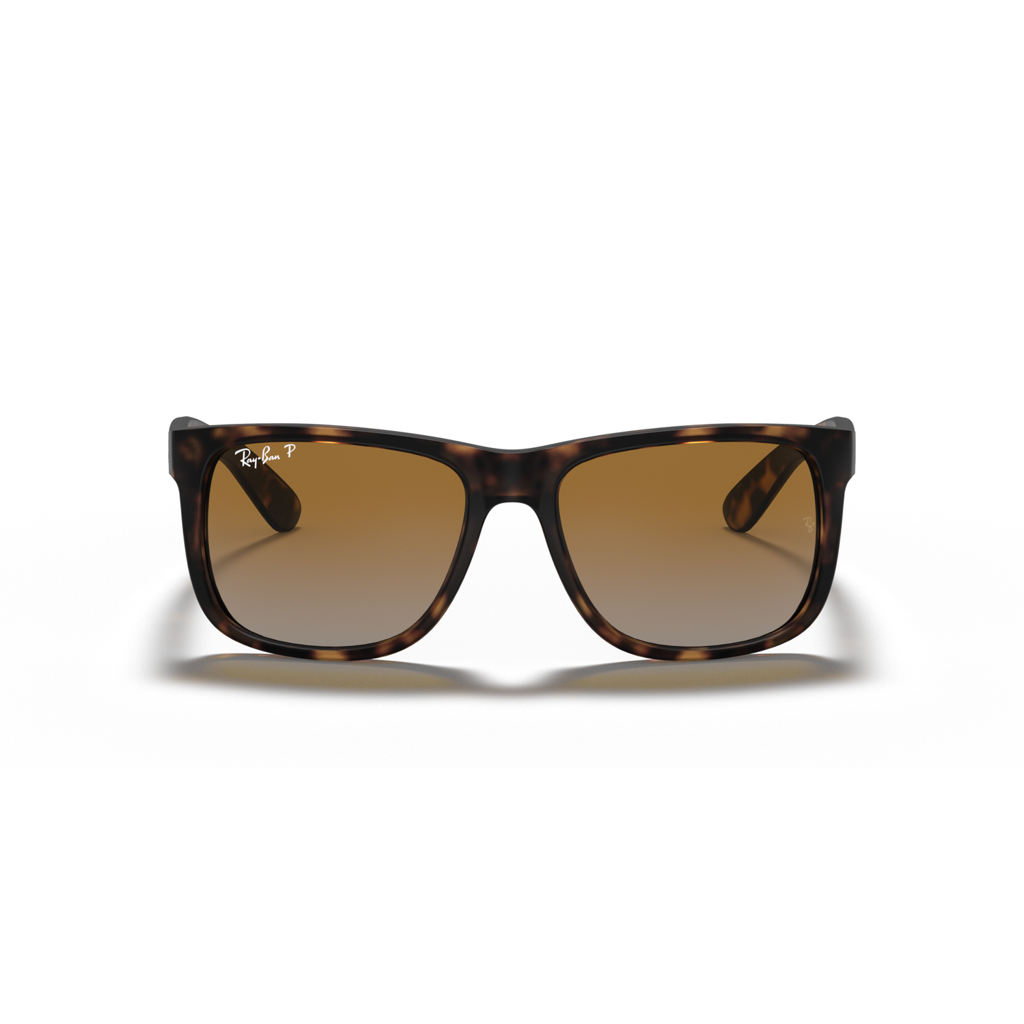 Ray Ban Justin Sunglasses - Velocity 21 Rubber Havana + Grey Gradient Brown Polarised