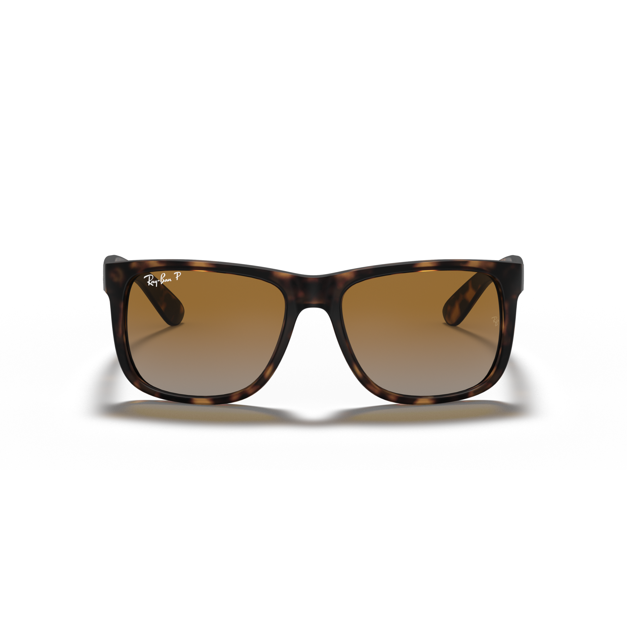 Ray Ban Justin Sunglasses - Velocity 21 Rubber Havana + Grey Gradient Brown Polarised