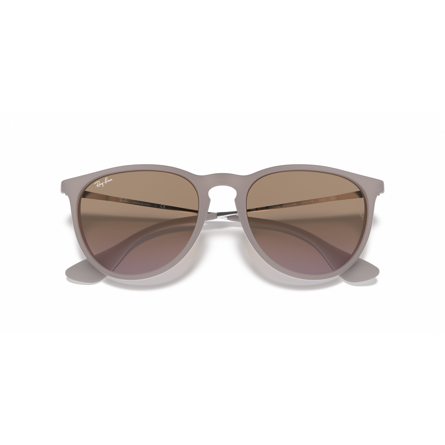 Ray Ban Erika Sunglasses - Velocity 21 Transparent Dark Brown + Brown Gradient Polarised
