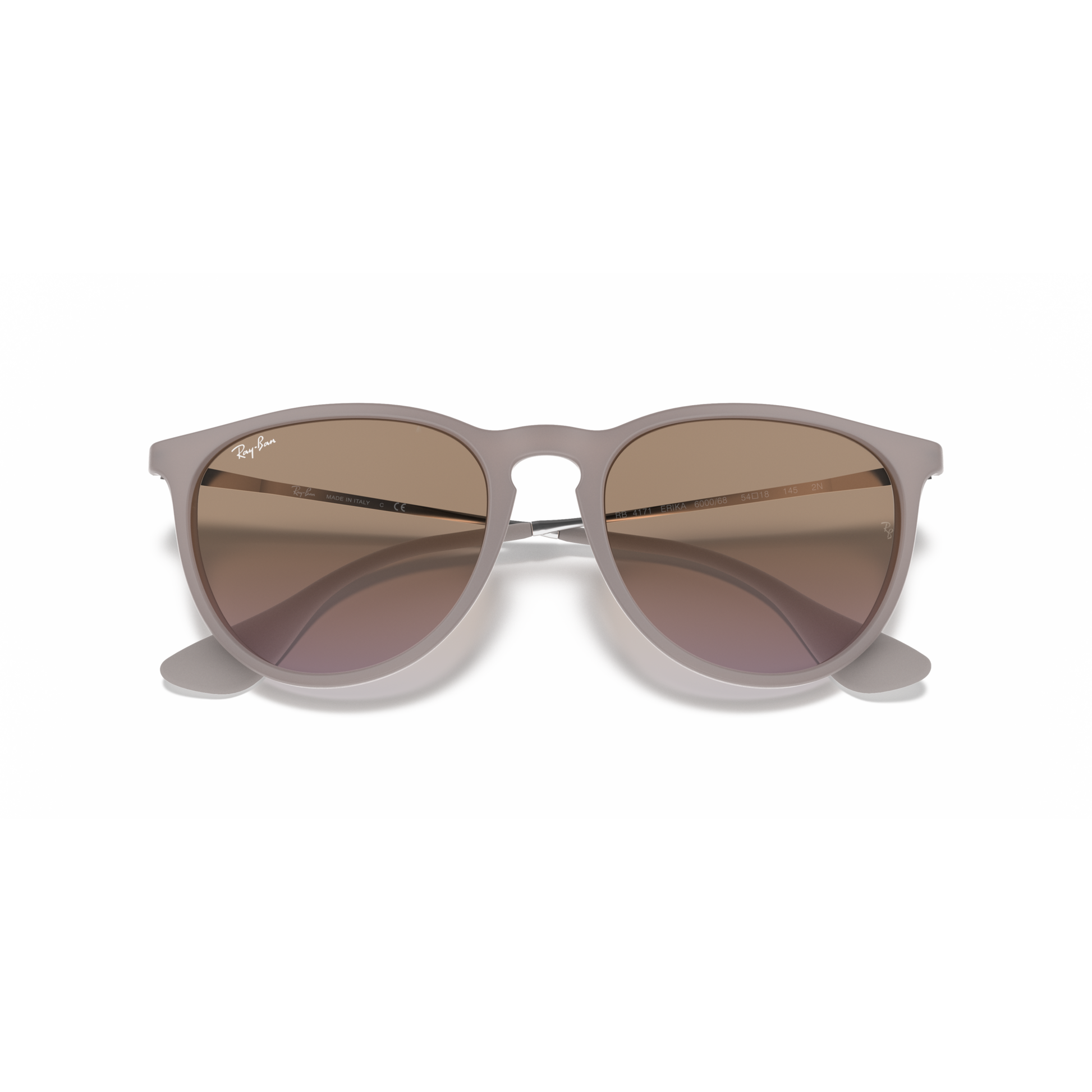 Ray Ban Erika Sunglasses - Velocity 21 Transparent Dark Brown + Brown Gradient Polarised