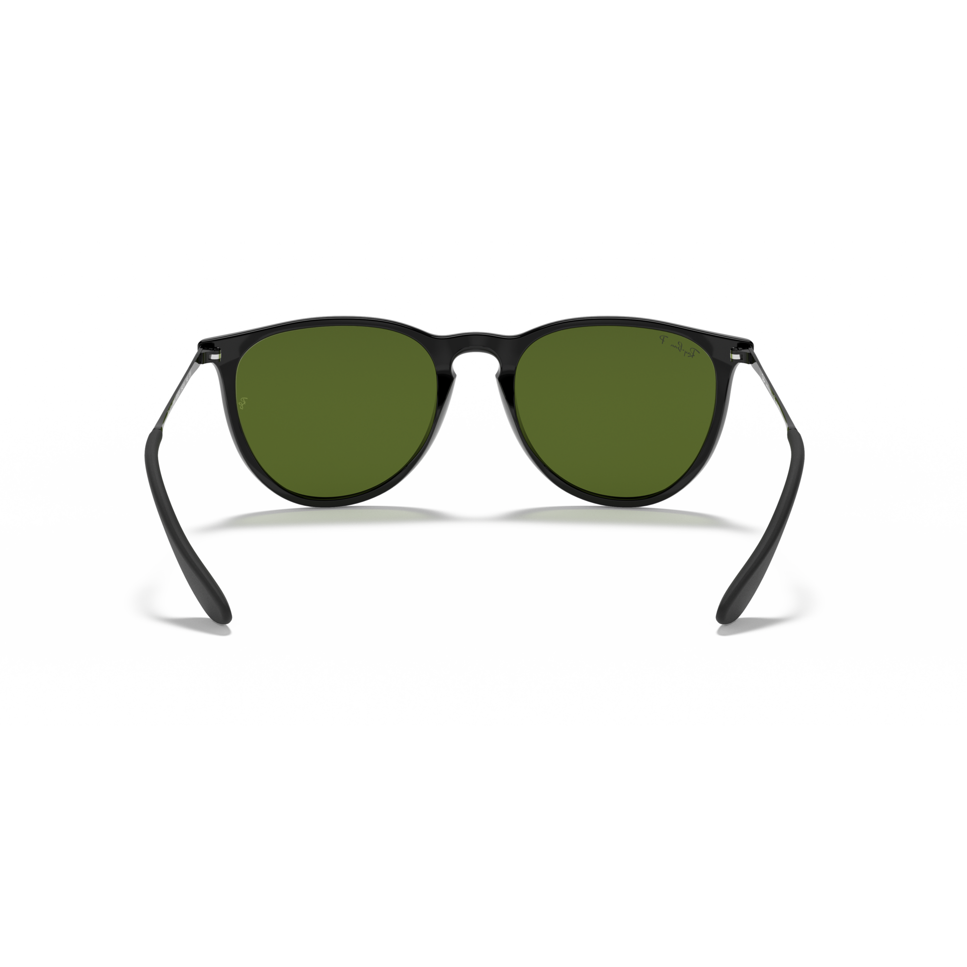 Ray Ban Erika Sunglasses - Velocity 21 Rubber Black + Light Grey Gradient Grey Polished Black + G-15 Green Polarised