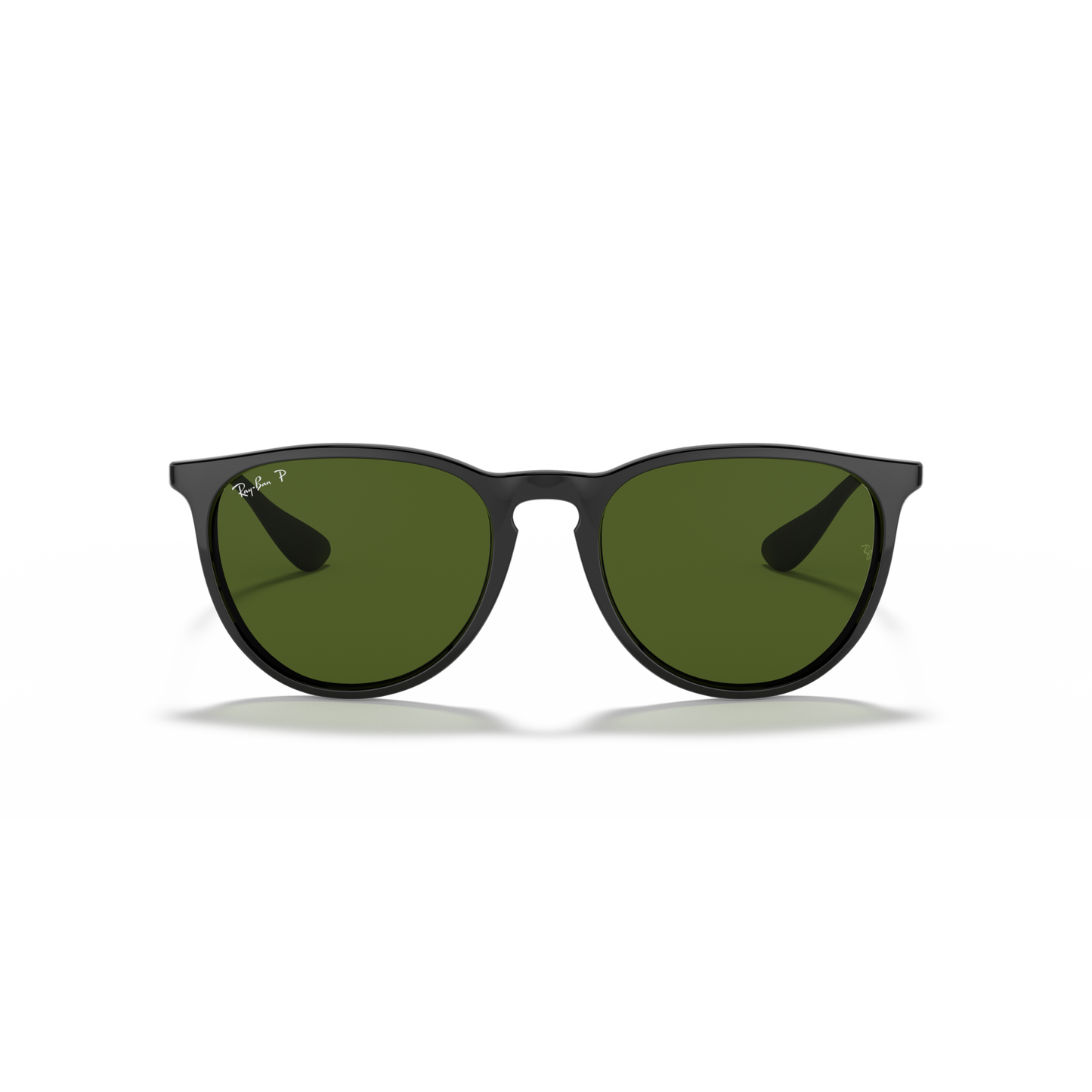 Ray Ban Erika Sunglasses - Velocity 21 Rubber Black + Light Grey Gradient Grey Polished Black + G-15 Green Polarised