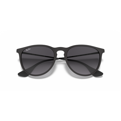 Ray Ban Erika Sunglasses - Velocity 21 Rubber Black + Light Grey Gradient Grey