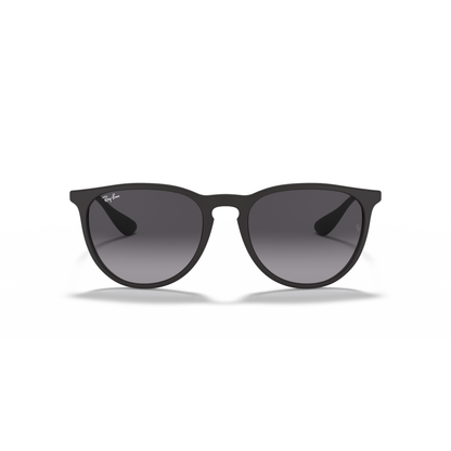 Ray Ban Erika Sunglasses - Velocity 21 Rubber Black + Light Grey Gradient Grey