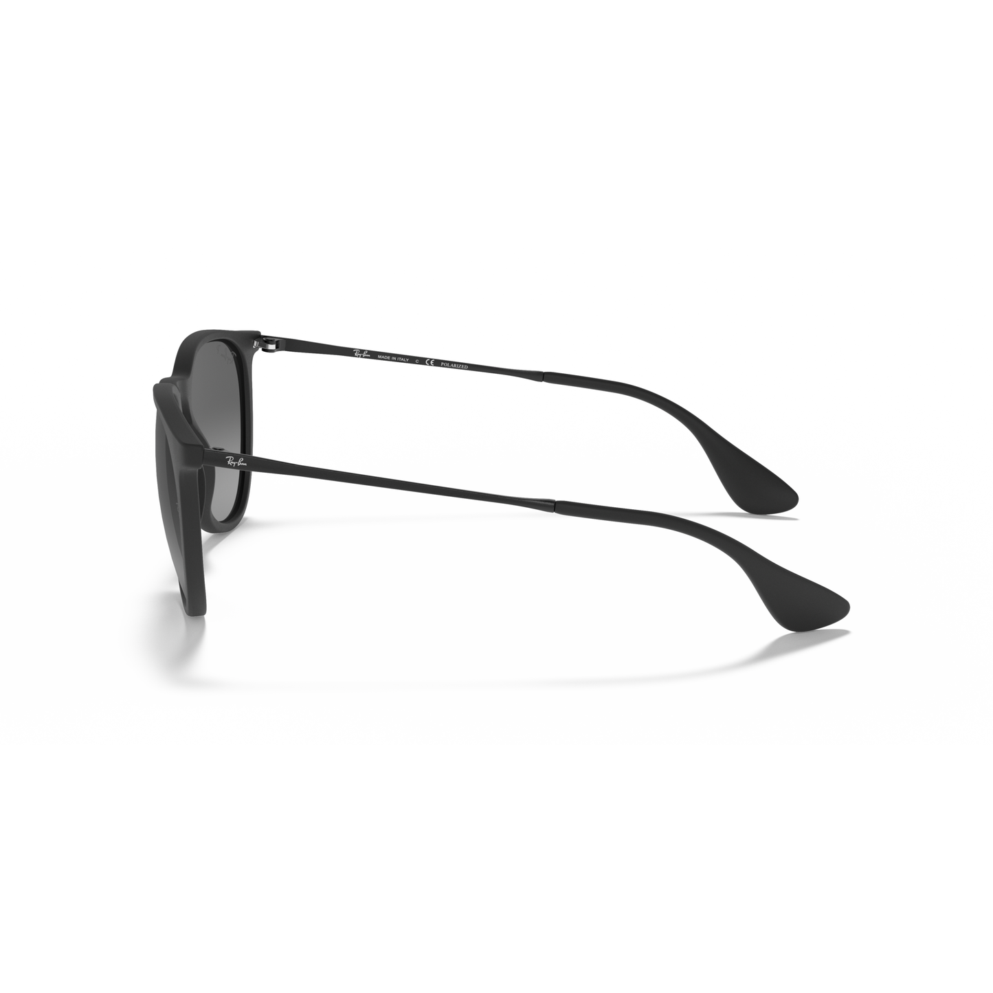 Ray Ban Erika Sunglasses - Velocity 21 Rubber Black + Light Grey Gradient Polarised