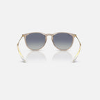 Ray Ban Erika Sunglasses - Velocity 21 Transparent Light Brown + Light Grey Gradient Dark Blue
