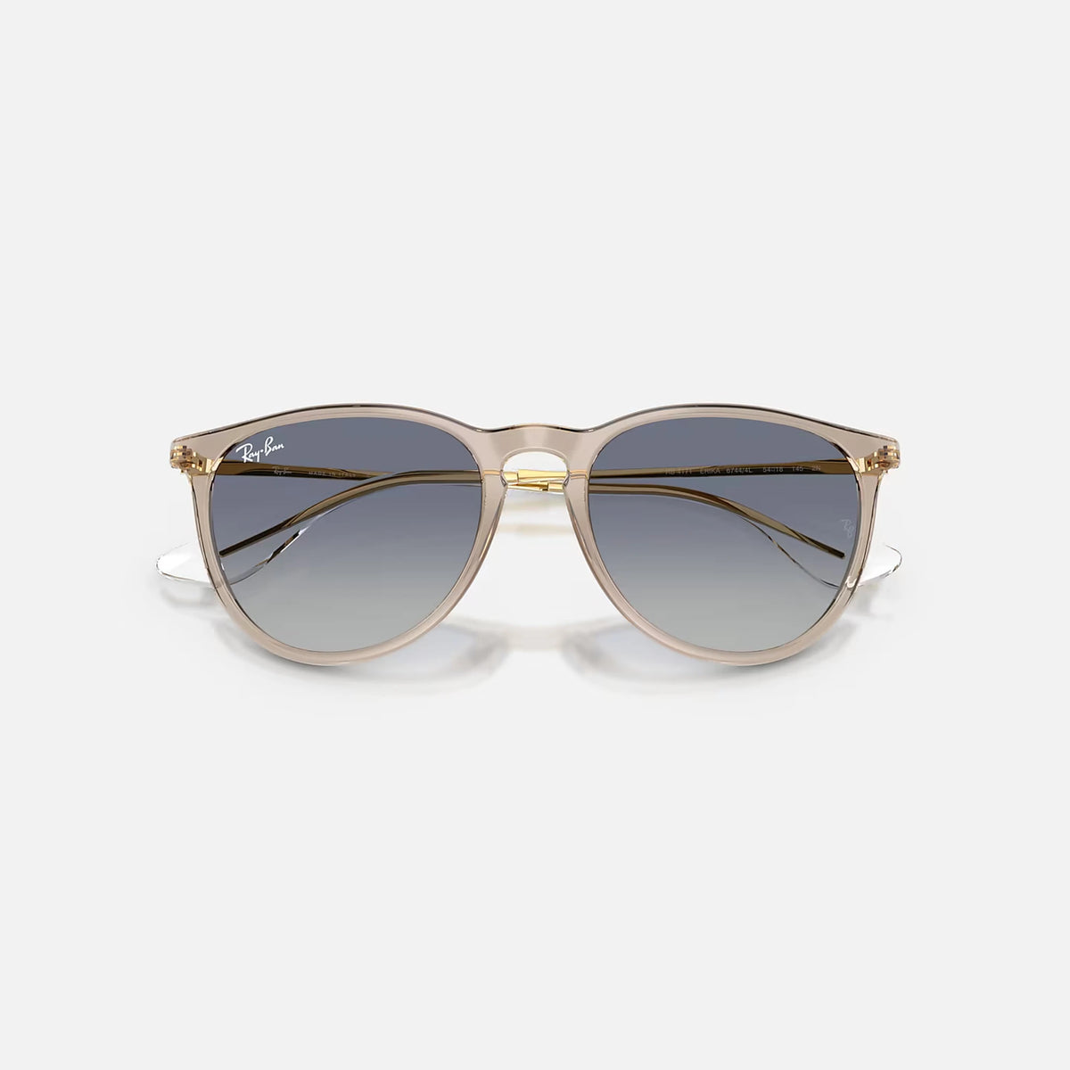 Ray Ban Erika Sunglasses - Velocity 21 Transparent Light Brown + Light Grey Gradient Dark Blue