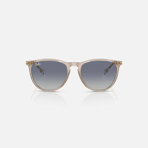Ray Ban Erika Sunglasses - Velocity 21 Transparent Light Brown + Light Grey Gradient Dark Blue