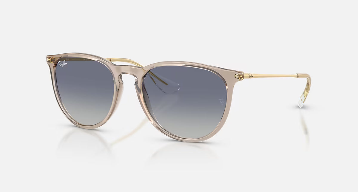 Ray Ban Erika Sunglasses - Velocity 21 Transparent Light Brown + Light Grey Gradient Dark Blue