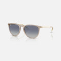 Ray Ban Erika Sunglasses - Velocity 21 Transparent Light Brown + Light Grey Gradient Dark Blue