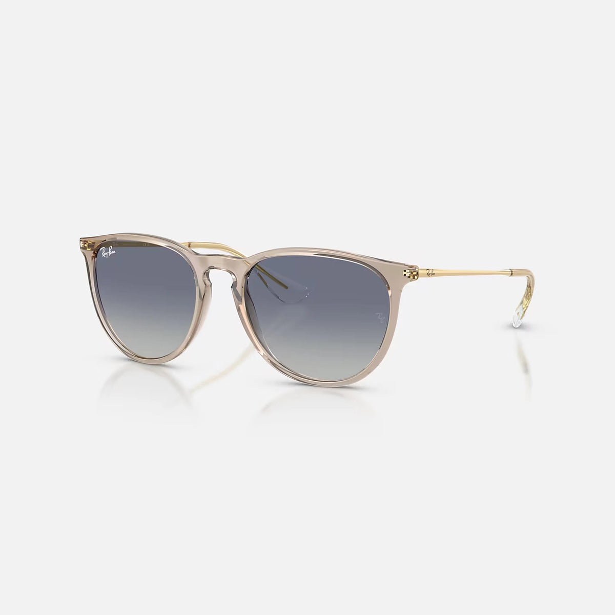 Ray Ban Erika Sunglasses - Velocity 21 Transparent Light Brown + Light Grey Gradient Dark Blue