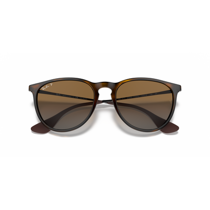 Brown sunglasses with a tortoiseshell frame on a white background Polished Light Havana + Brown Gradient Polarised