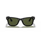 Ray Ban Wayfarer Classic Singlasses - Velocity 21 Polished Black + G-15 Green Polarised