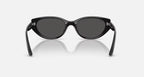 Ray-Ban RB4457D Bio-Based Sunglasses - Velocity 21 Polished Black + Dark Grey