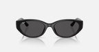 Ray-Ban RB4457D Bio-Based Sunglasses - Velocity 21 Polished Black + Dark Grey