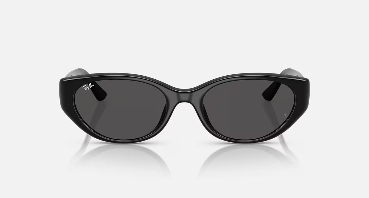 Ray-Ban RB4457D Bio-Based Sunglasses - Velocity 21 Polished Black + Dark Grey