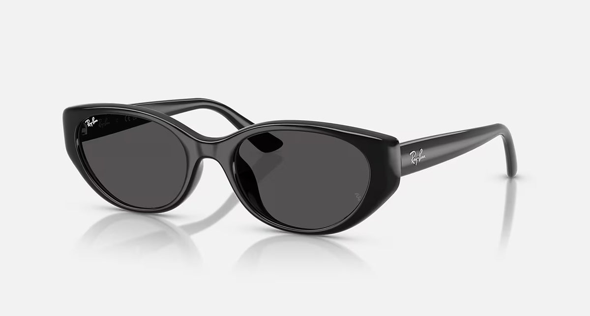 Ray-Ban RB4457D Bio-Based Sunglasses - Velocity 21 Polished Black + Dark Grey