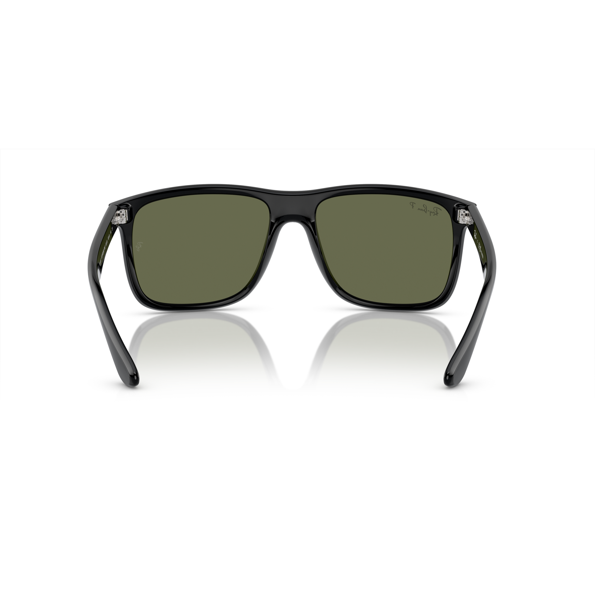 Ray Ban Boyfriend Two Sunglasses - Velocity 21 Black + Polarised Green