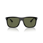 Ray Ban Boyfriend Two Sunglasses - Velocity 21 Black + Polarised Green