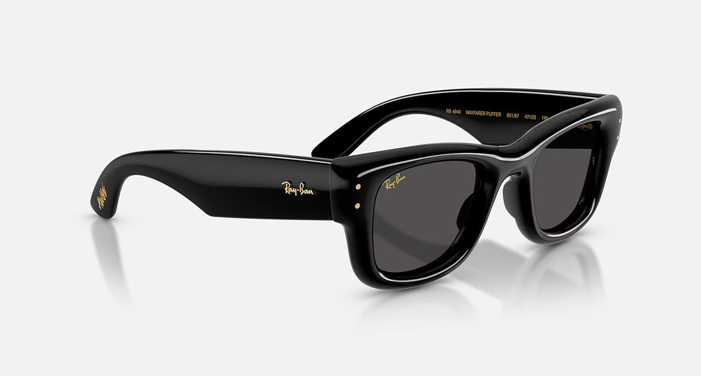 Ray-Ban Wayfarer Puffer Sunglasses - Velocity 21 Polished Black + Ultra Black