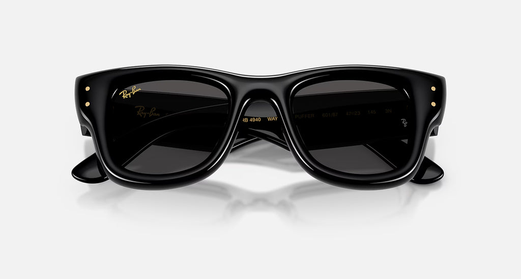 Ray-Ban Wayfarer Puffer Sunglasses - Velocity 21 Polished Black + Ultra Black