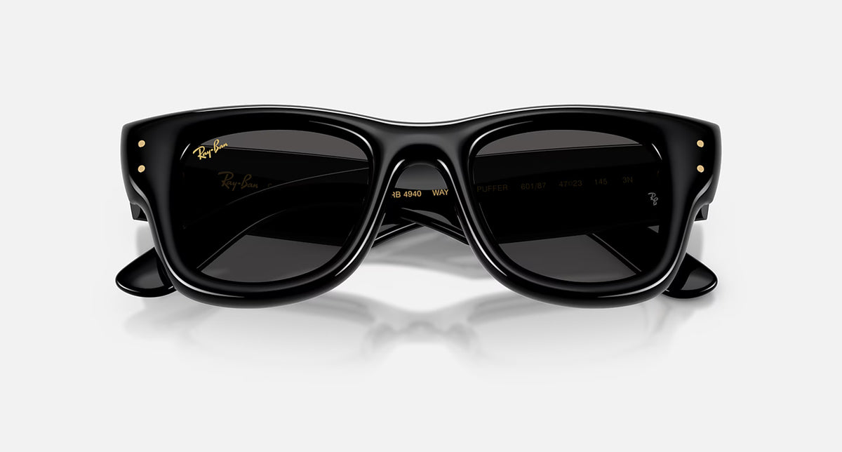 Ray-Ban Wayfarer Puffer Sunglasses - Velocity 21 Polished Black + Ultra Black