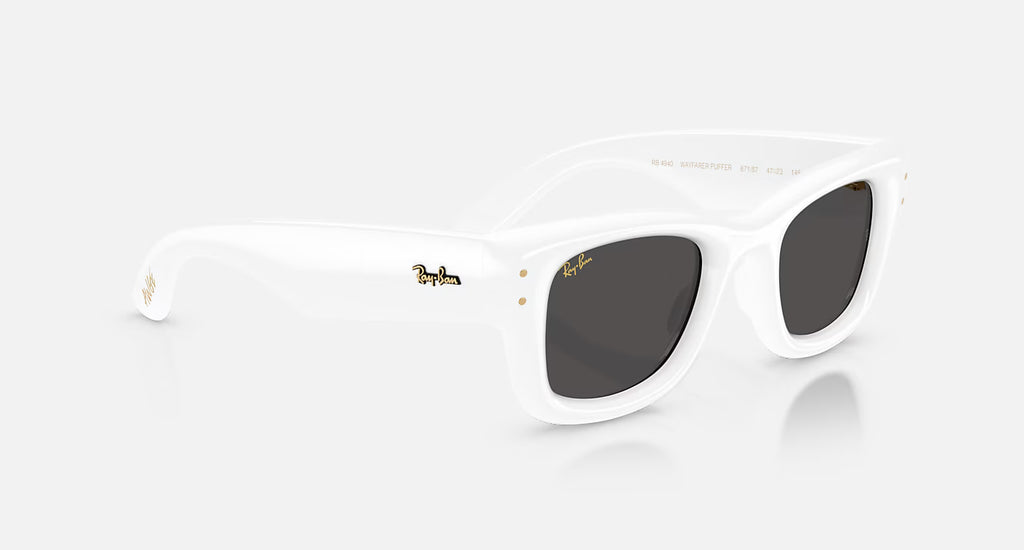 Ray-Ban Wayfarer Puffer Sunglasses - Velocity 21 White + Ultra Black