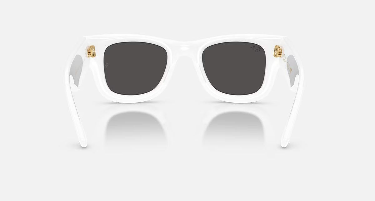 Ray-Ban Wayfarer Puffer Sunglasses - Velocity 21 White + Ultra Black
