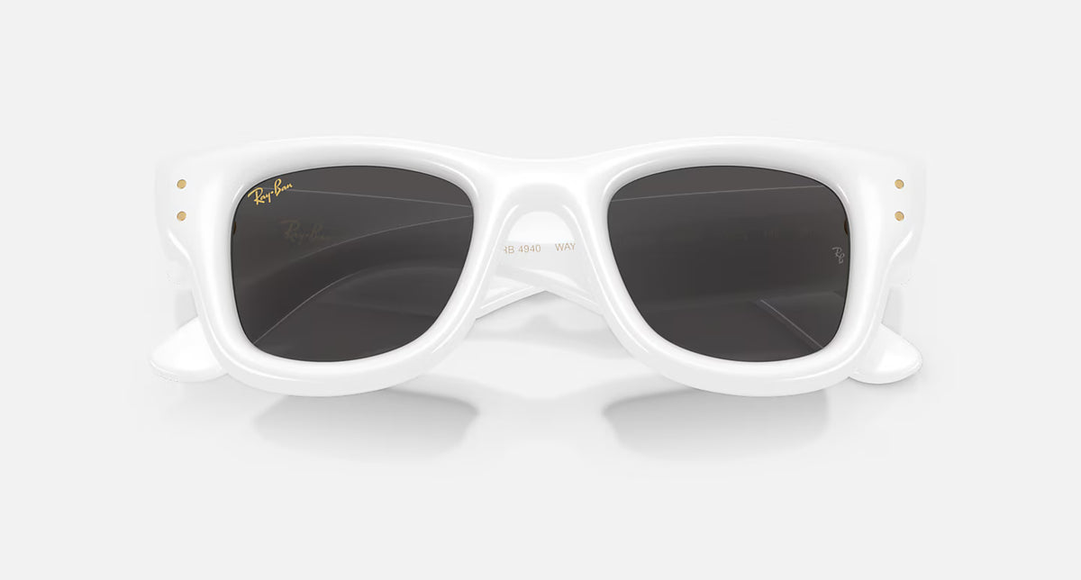 Ray-Ban Wayfarer Puffer Sunglasses - Velocity 21 White + Ultra Black