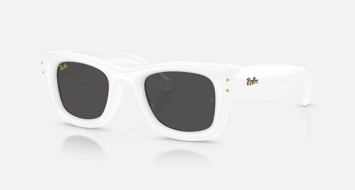 Ray-Ban Wayfarer Puffer Sunglasses - Velocity 21 White + Ultra Black