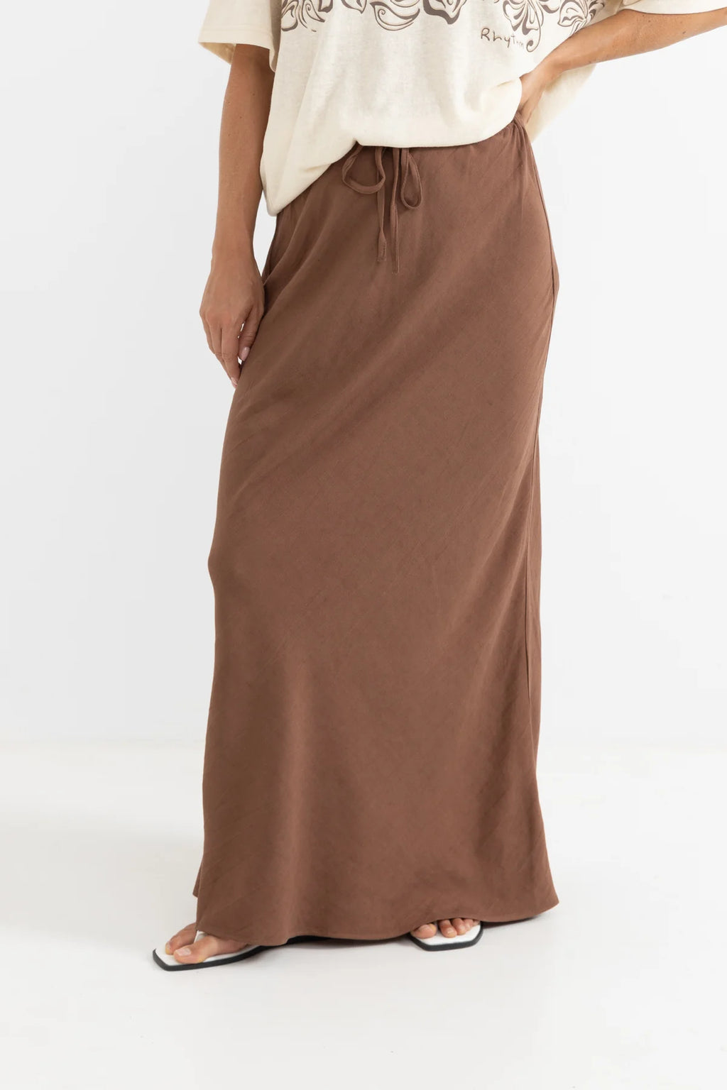 Nadia Bias Cut Maxi Skirt