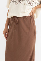 Nadia Bias Cut Maxi Skirt