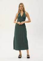 Alexa Seersucker Maxi Dress