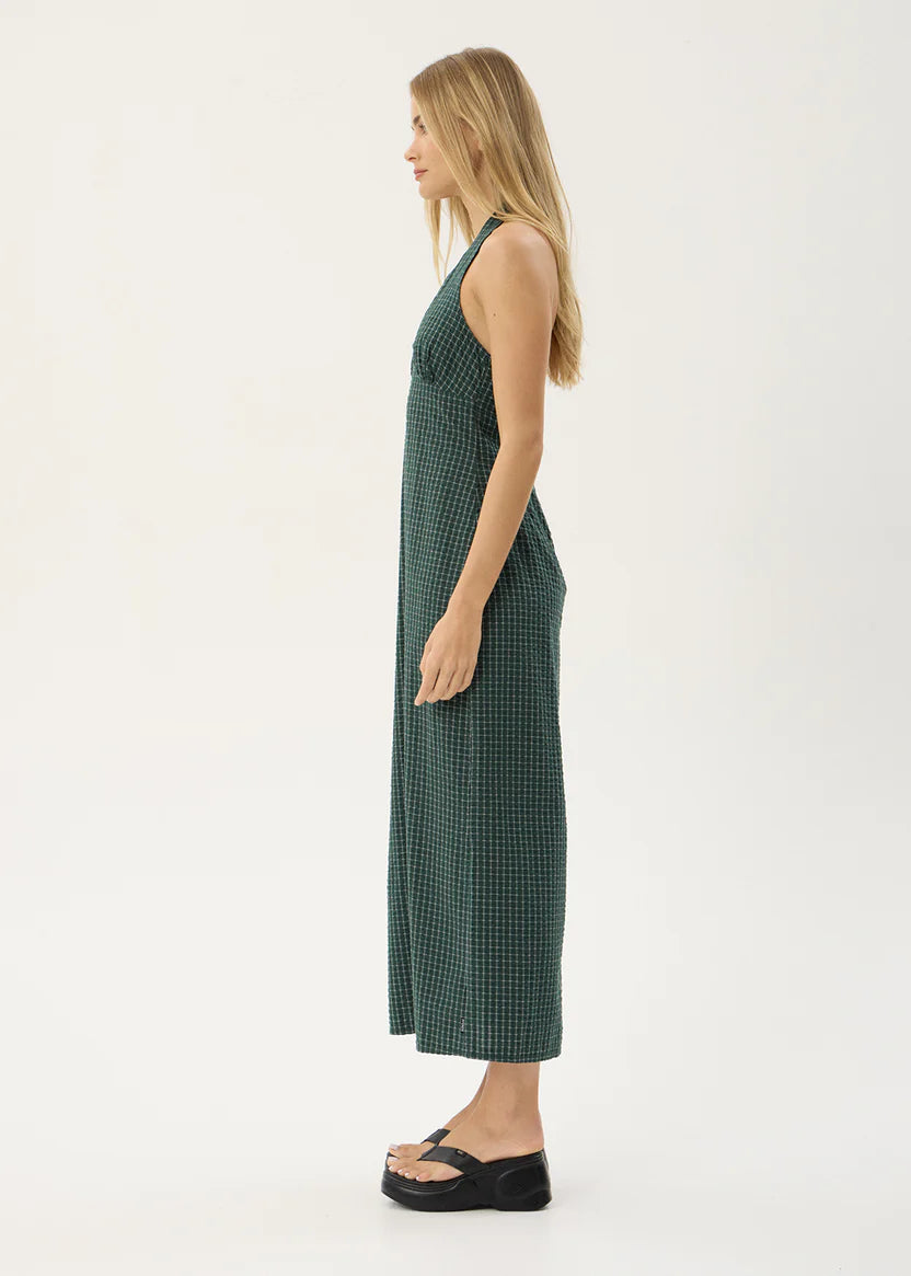 Alexa Seersucker Maxi Dress