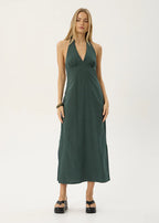 Alexa Seersucker Maxi Dress
