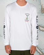 Tailed LS Sunshirt - White