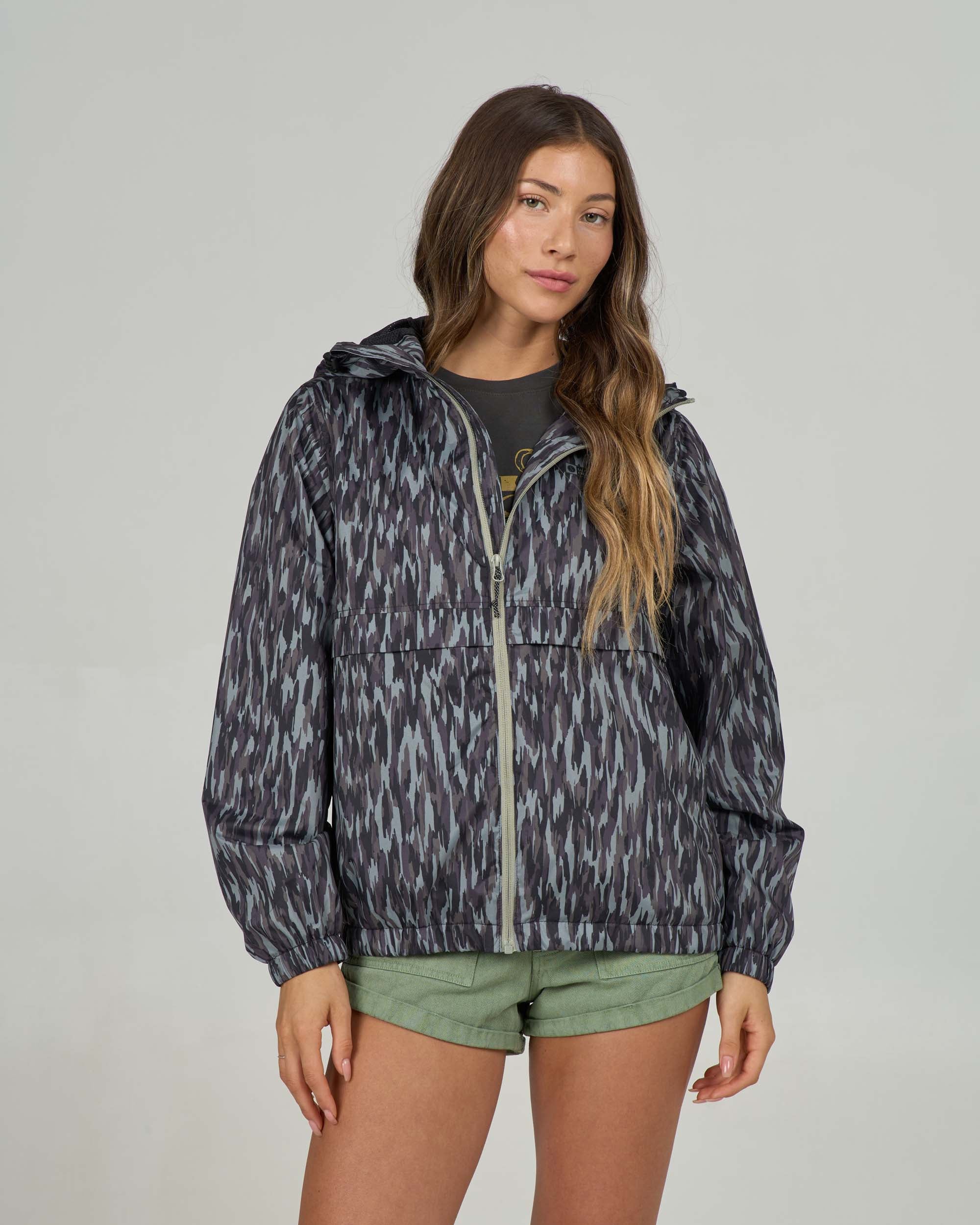 Barrier Windbreaker Jacket - Camo