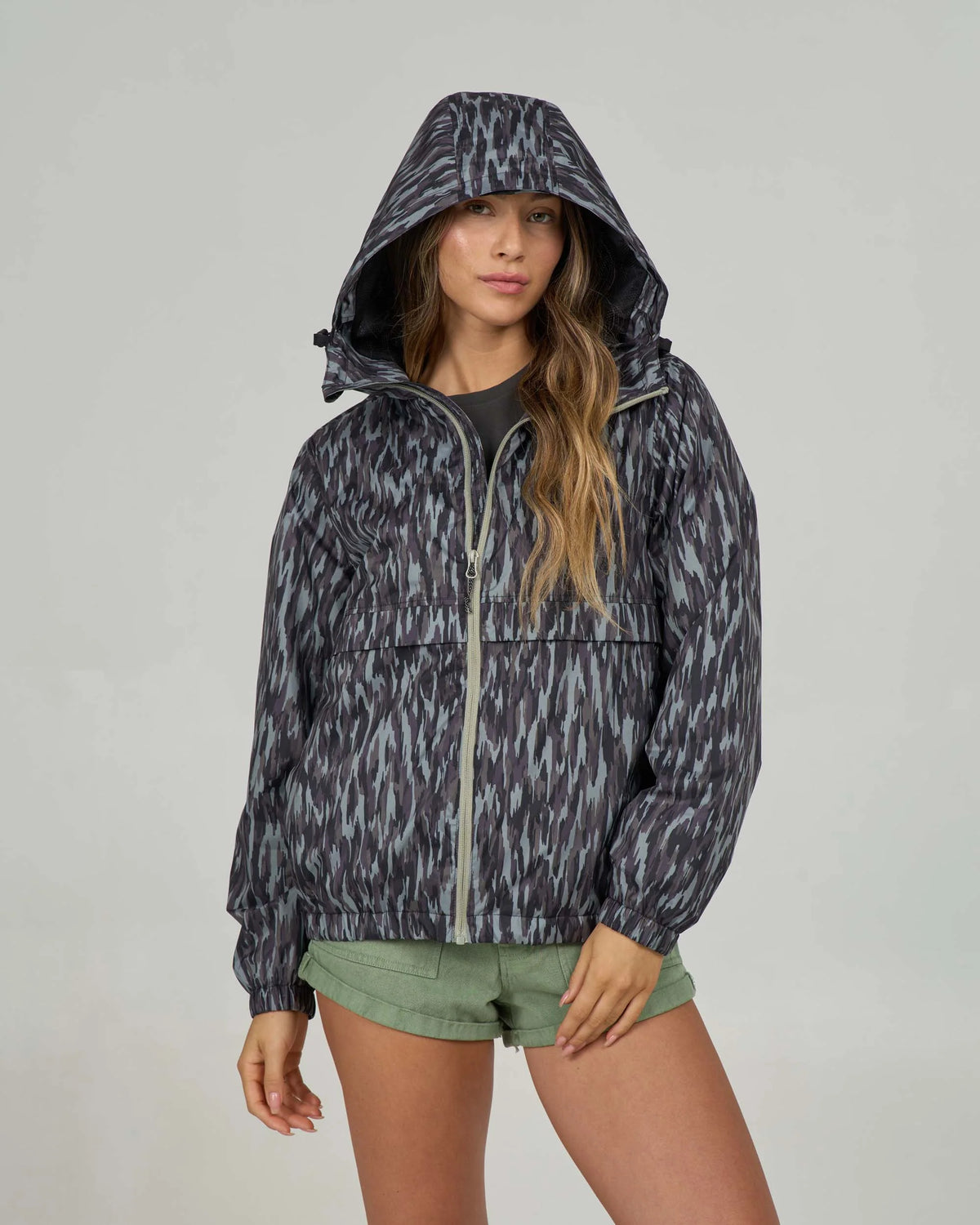 Barrier Windbreaker Jacket - Camo
