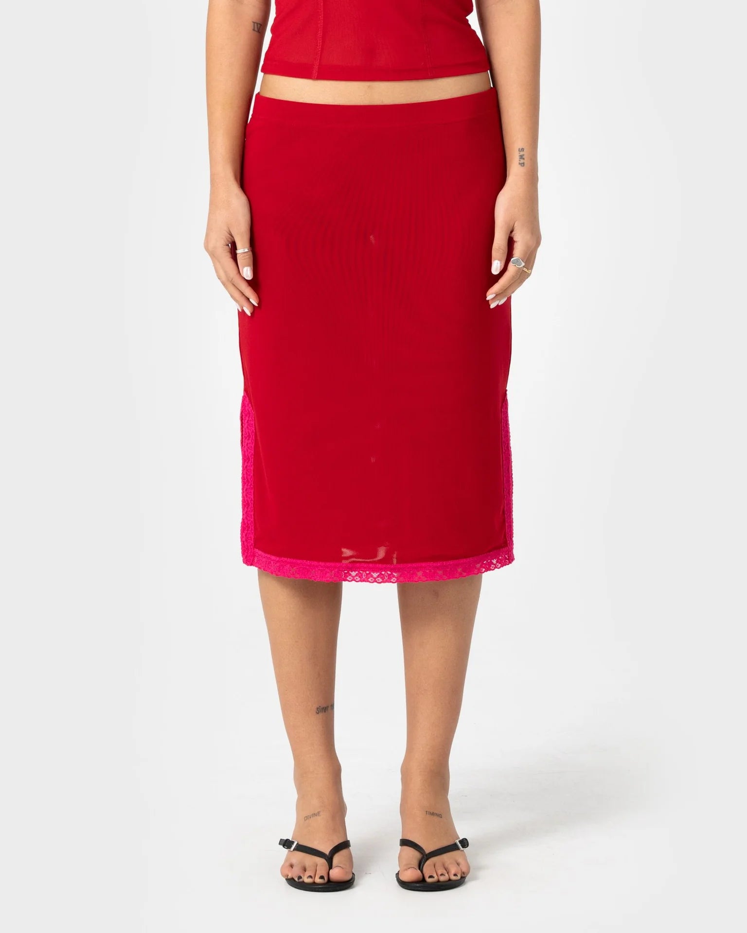 Camden Mesh Midi Skirt