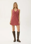 Montana Indy Halter Hemp Mini Dress