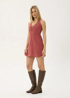 Montana Indy Halter Hemp Mini Dress