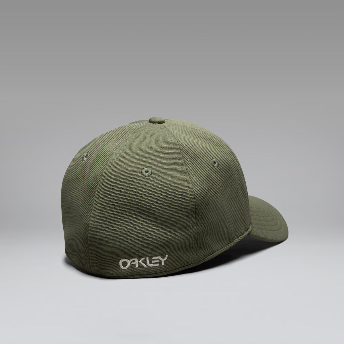 6 Panel Stretch Metallic Hat - Deep Olive/Mist