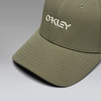 6 Panel Stretch Metallic Hat - Deep Olive/Mist