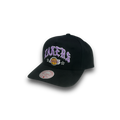 Black Letter Pro Pinch Snapback - Lakers