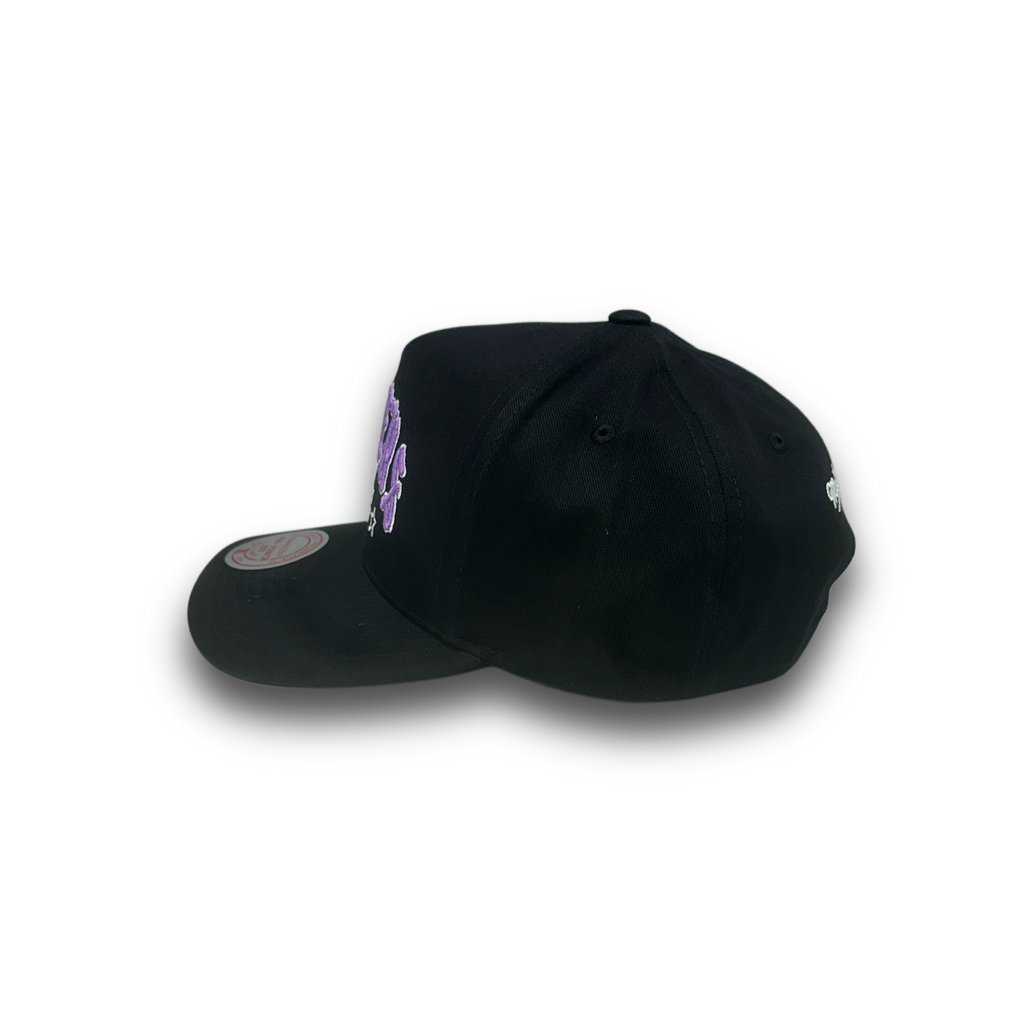 Black Letter Pro Pinch Snapback - Lakers