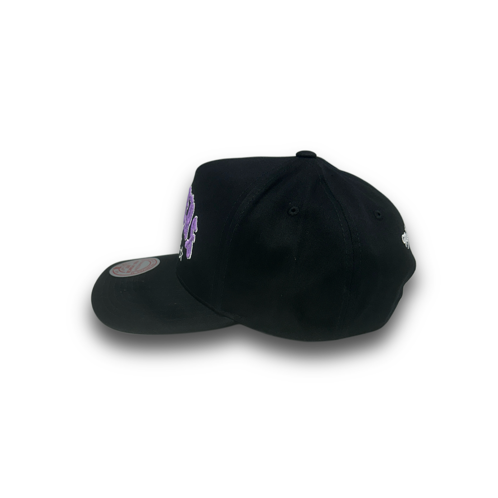 Black Letter Pro Pinch Snapback - Lakers