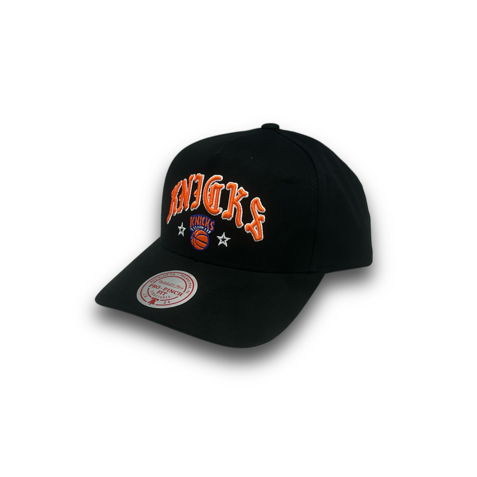 Black Letter Pro Pinch Snapback - Knicks
