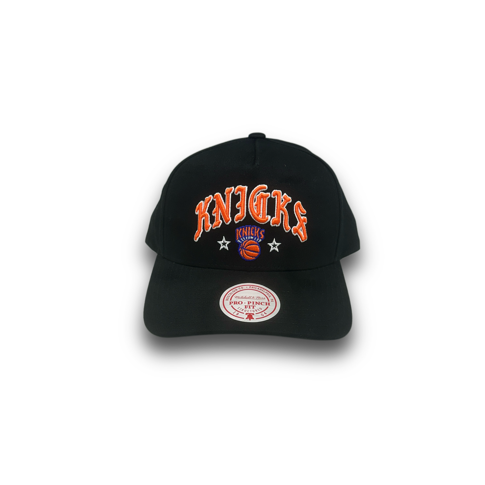 Black Letter Pro Pinch Snapback - Knicks