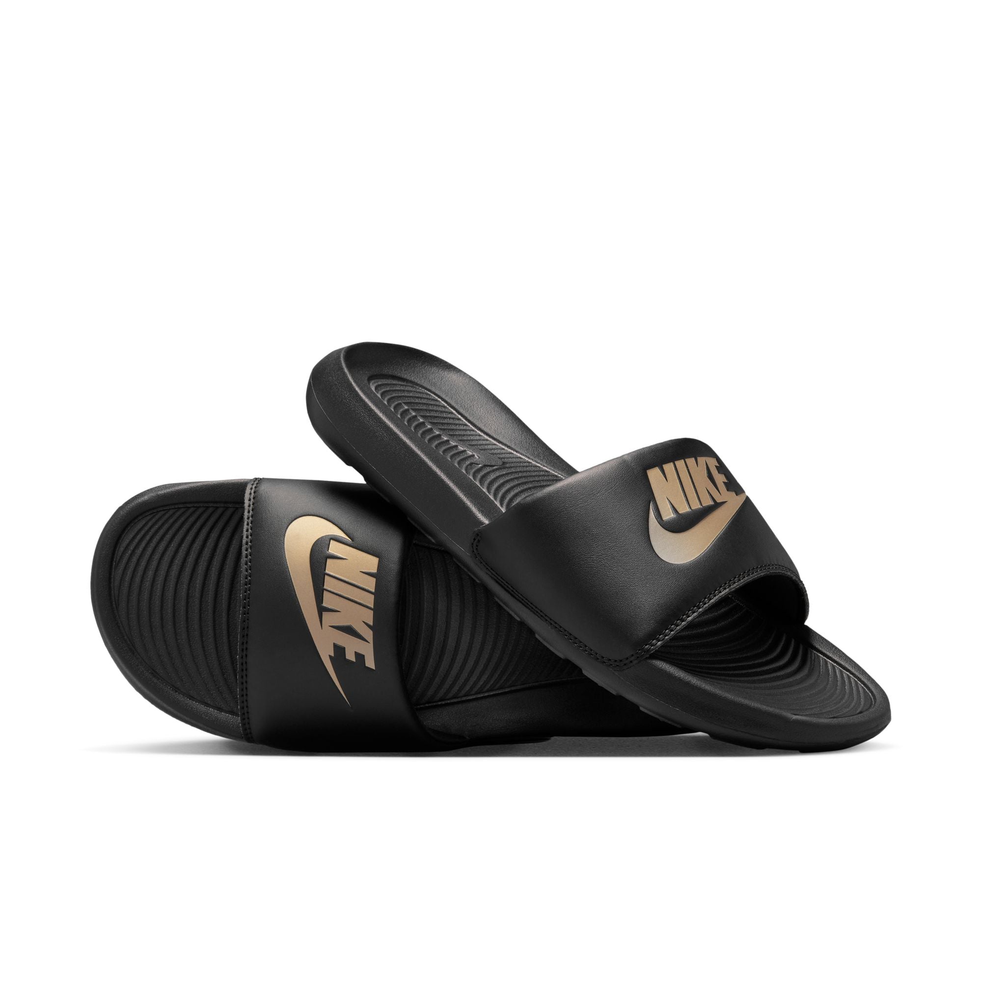 Nike SB - Victori One Slide - Black/Metallic Gold - Velocity 21