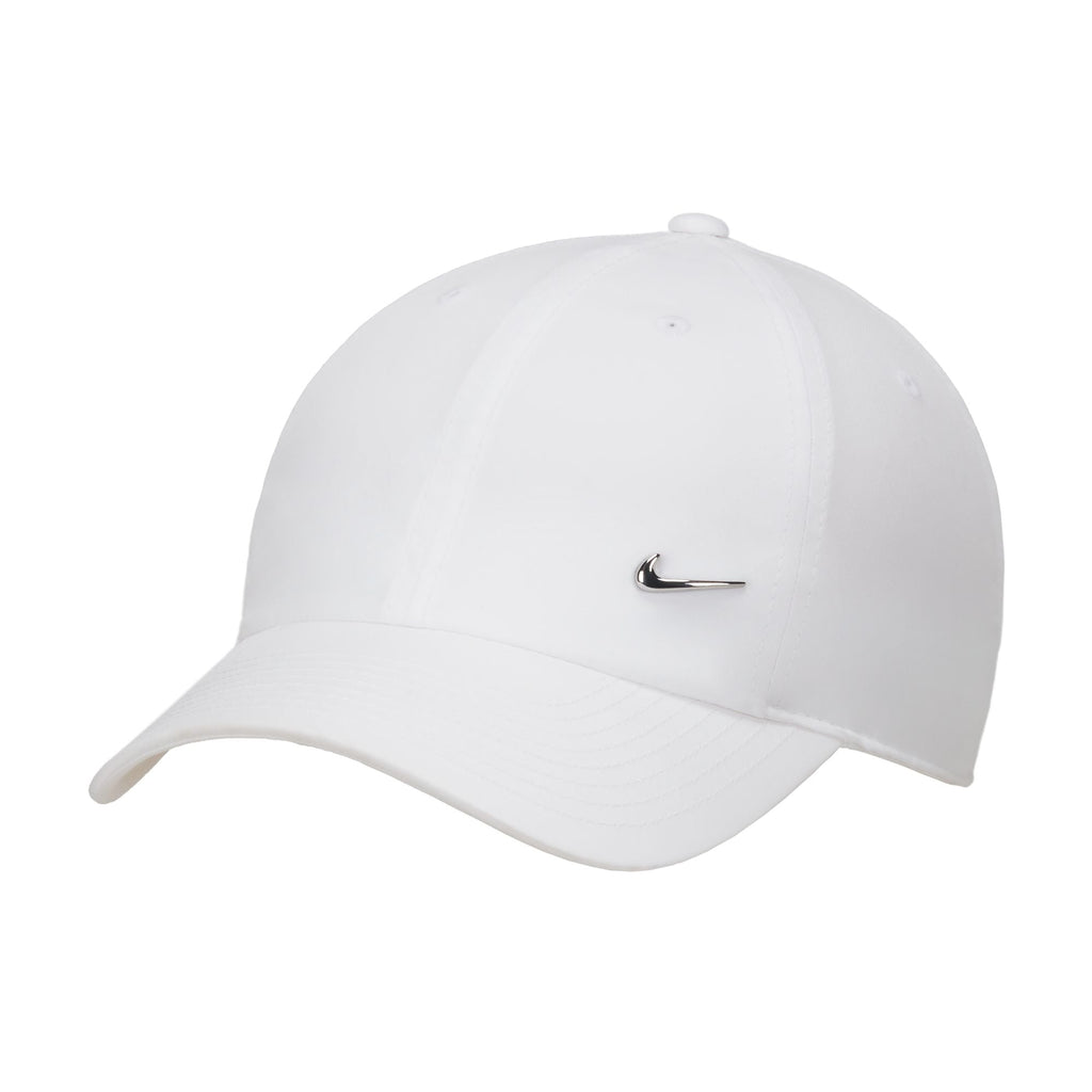 Nike SB - Dri-Fit Club Unstructured Metal Swoosh Cap - White - Velocity 21